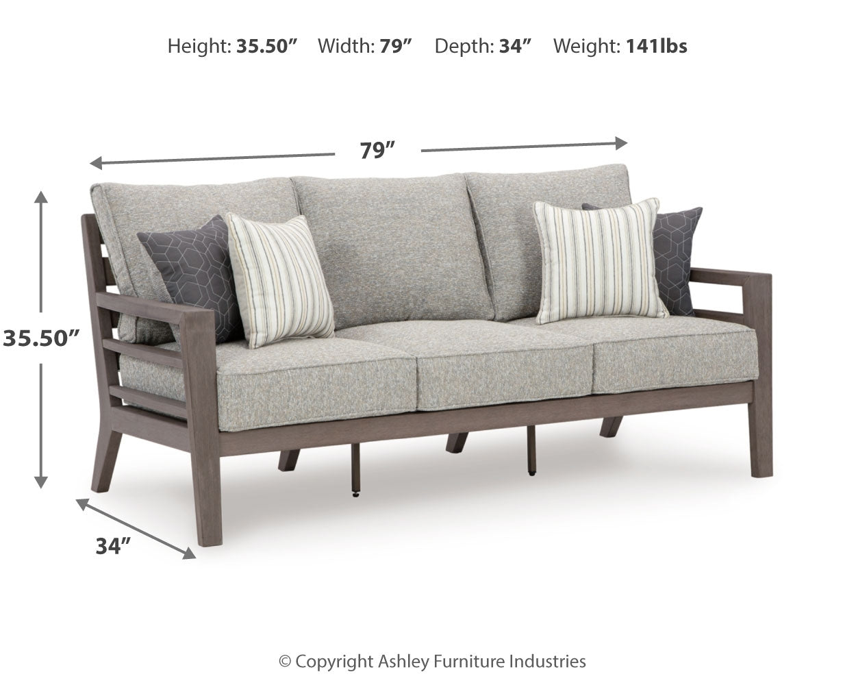Hillside Barn Outdoor Sofa with Cushion