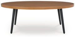 Horizon Hall Outdoor Sofa, 2 Lounge Chairs, Ottoman and Coffee Table