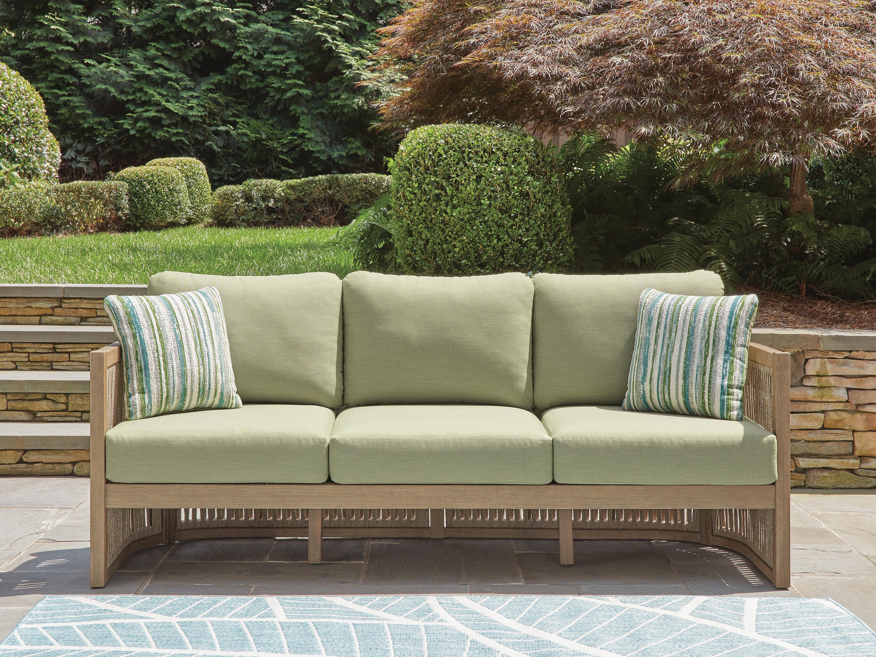 J&M Furniture - Ashley Furniture - Serena Shores Outdoor Sofa with Cushion - Sofa with Cushion - PCP604-838