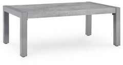 J&M Furniture - Ashley Furniture - Hurley Park Outdoor Coffee Table - Rectangular Cocktail Table / Gray - PCP695-701