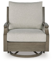 Rainier Ranch Outdoor Swivel Glider Chair with Cushion