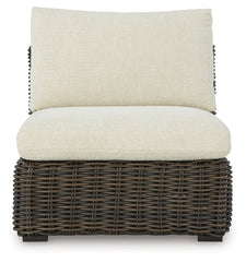 Kimora Outdoor Armless Chair with Cushion