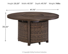 Paradise Trail Fire Pit Table