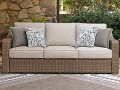 J&M Furniture - Ashley Furniture - Laguna Heights Outdoor Sofa with Cushion - Sofa with Cushion - PCP790-838
