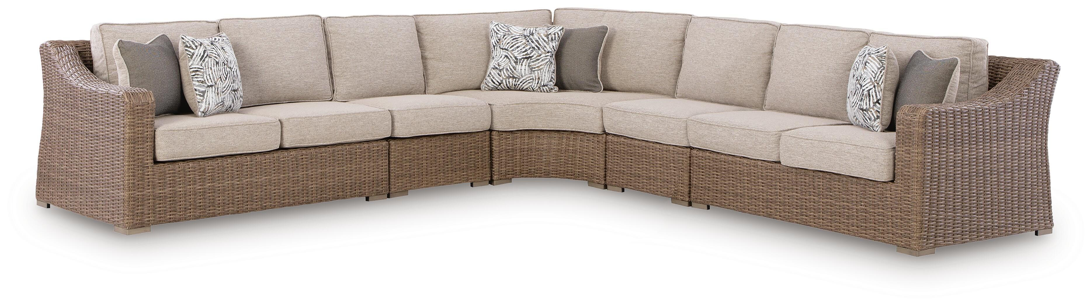 J&M Furniture - Ashley Furniture - Laguna Heights 5-Piece Outdoor Sectional - 5-Piece Outdoor Sectional - PCP790P3