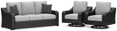 Beachcroft Outdoor Sofa and 2 Lounge Chairs