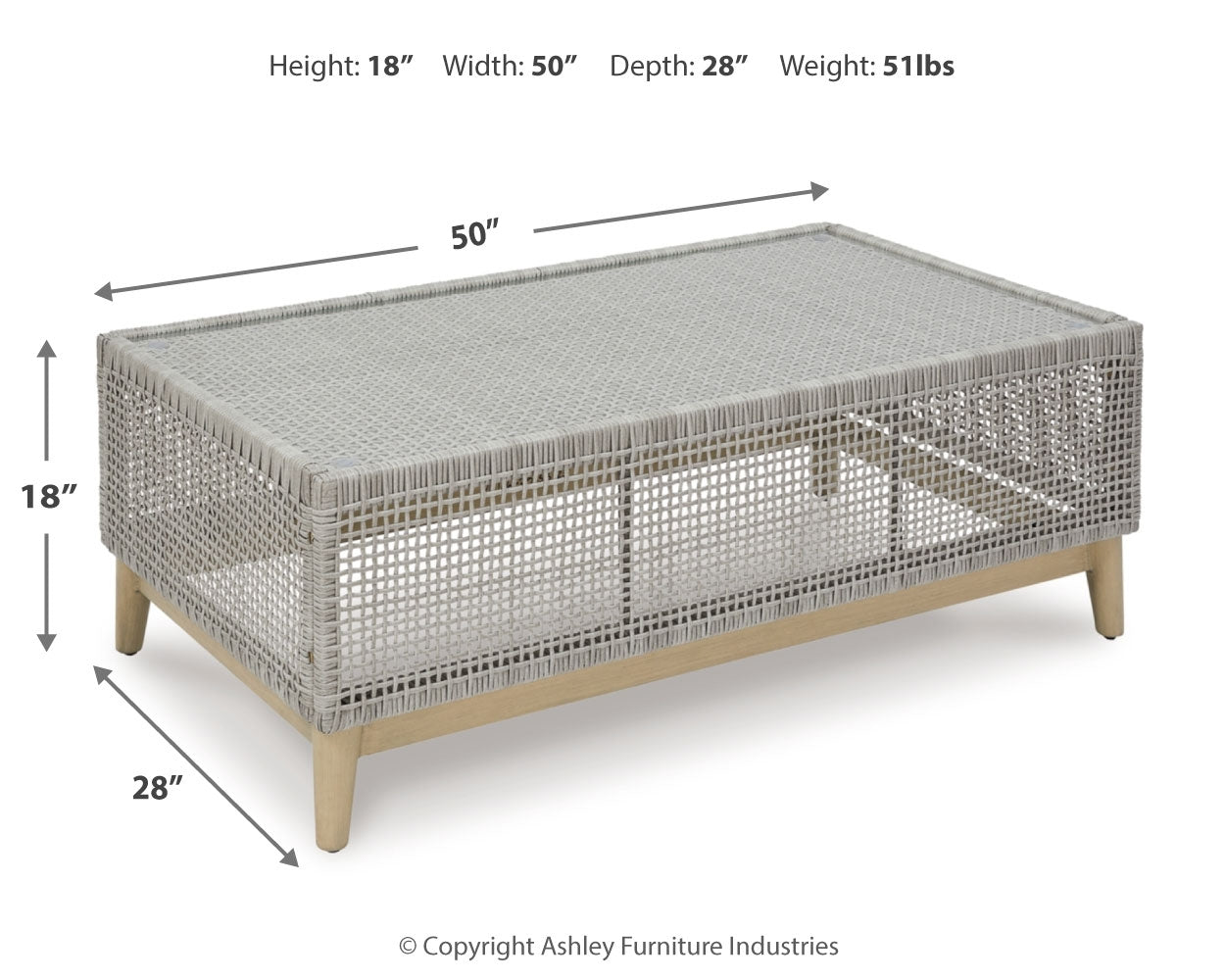 Seton Creek Outdoor Coffee Table