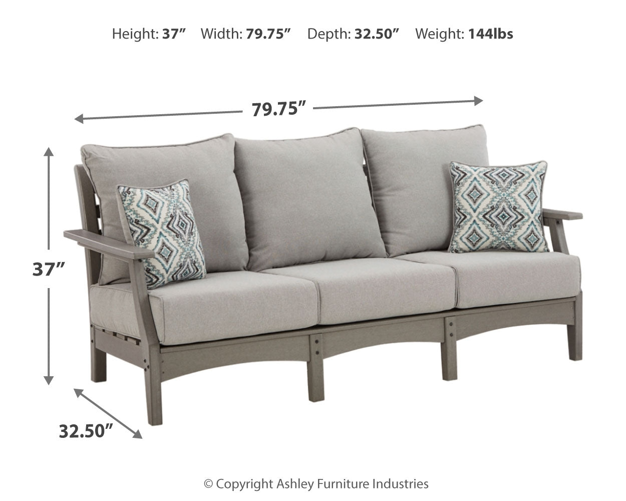 Visola Outdoor Sofa with Cushion