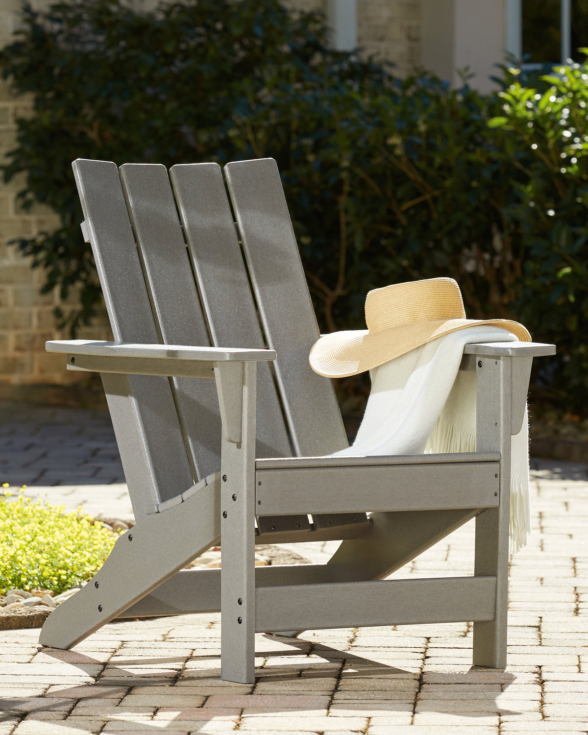 J&M Furniture - Ashley Furniture - Visola Adirondack Chair - Adirondack Chair / Gray - P802-898