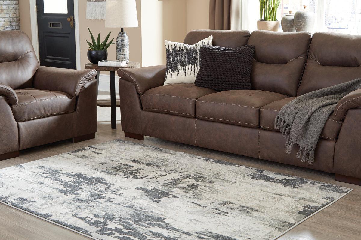 J&M Furniture - Ashley Furniture - Mazatl 5'3" x 7'3" Rug - 5'3" x 7'3" Rug / Multi - R403762