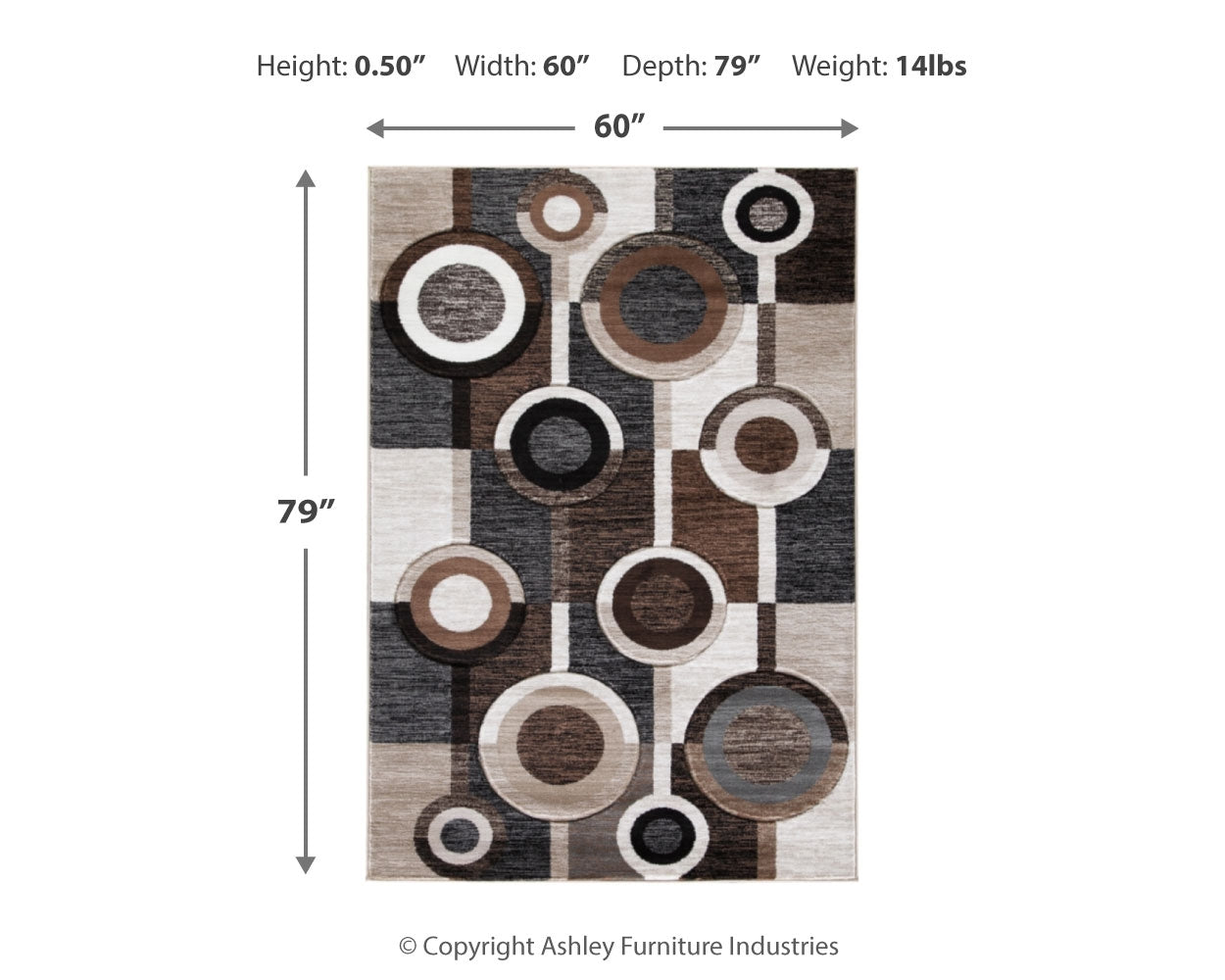 Guintte 5' x 6'7" Rug