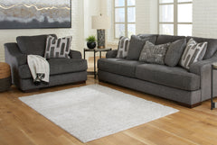 J&M Furniture - Ashley Furniture - Ivygail 5' x 7' Rug - 5' x 7' Rug / Gray - R404512