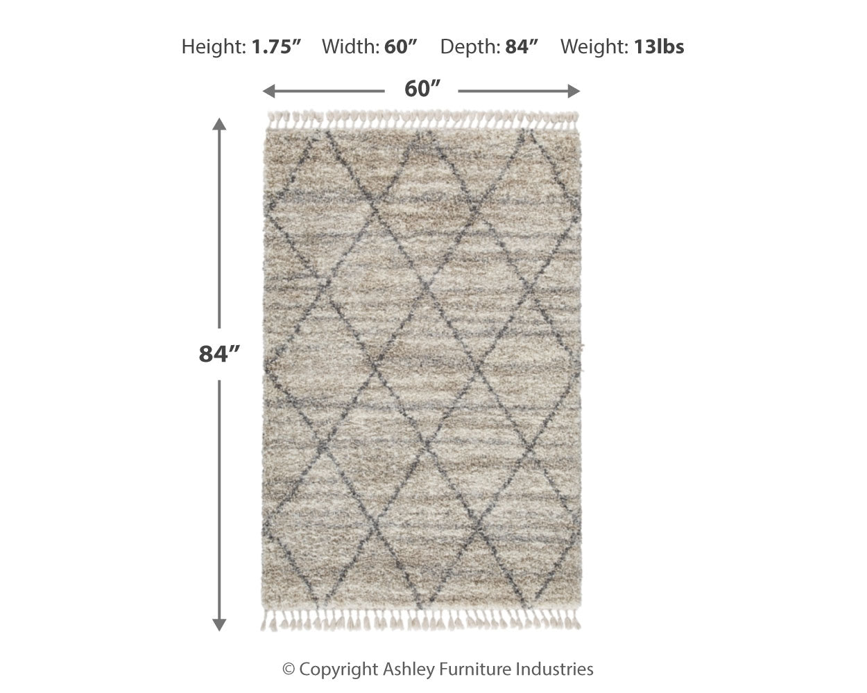 Abdalah 5' x 7' Rug