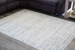 J&M Furniture - Ashley Furniture - Beckfille 8' x 10' Rug - 8' x 10' Rug / Blue/Gray/Cream - R405961