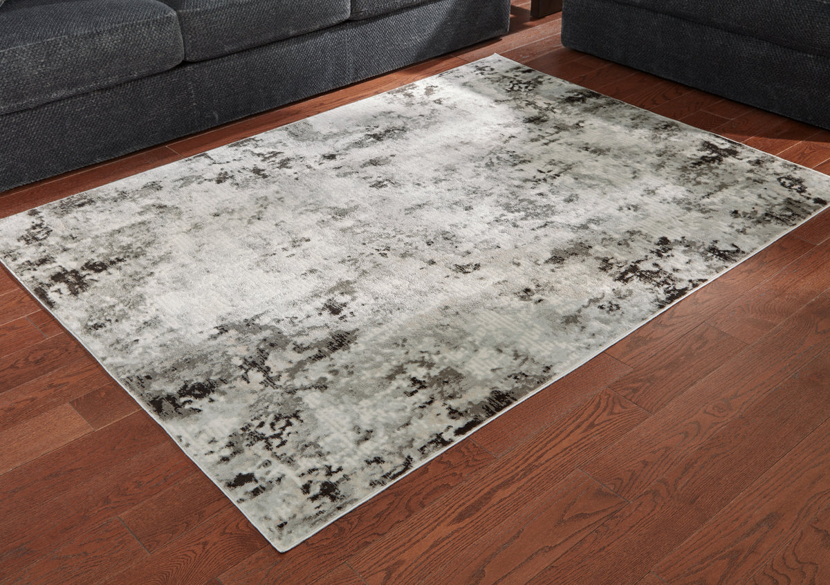 J&M Furniture - Ashley Furniture - Greyland 5' x 7' Rug - 5' x 7' Rug - R405972