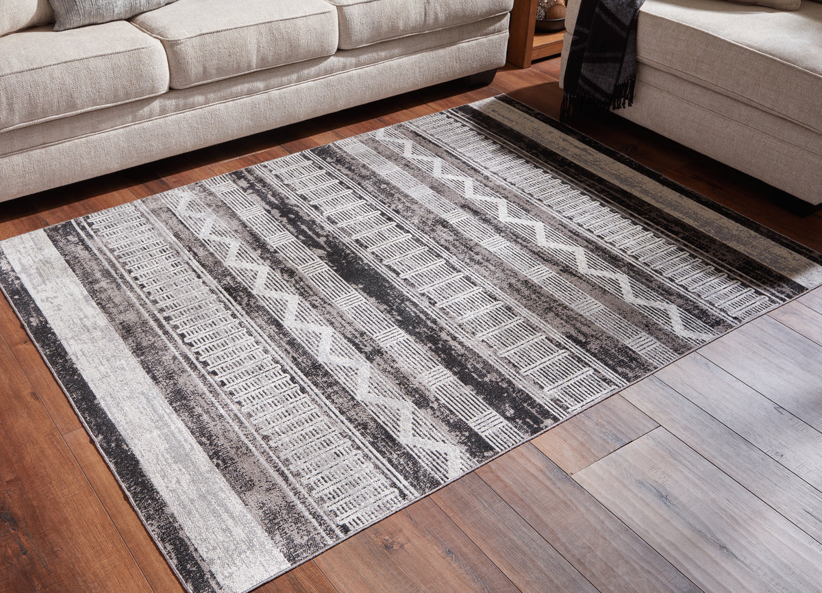 J&M Furniture - Ashley Furniture - Henchester 8' x 10' Washable Rug - 8' x 10' Washable Rug - R405991