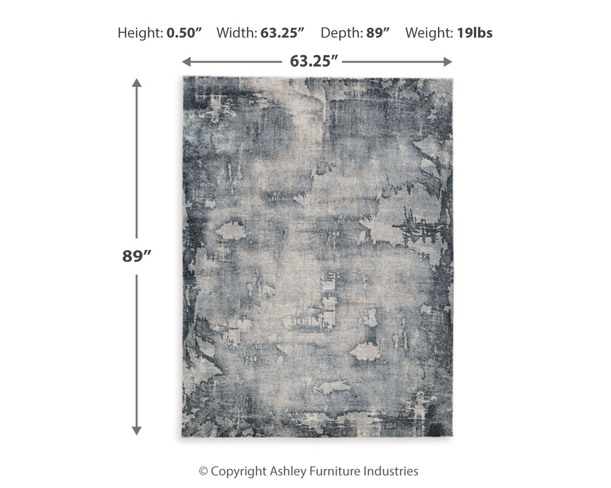 Langrich 5'3" x 7'3" Rug