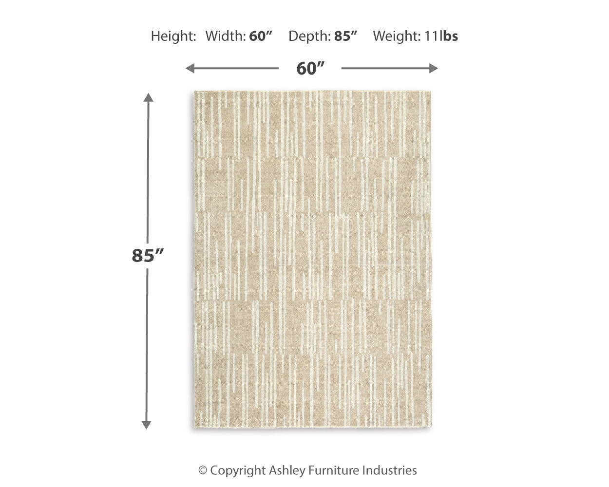 Ardenville 5' x 7'1" Washable Rug