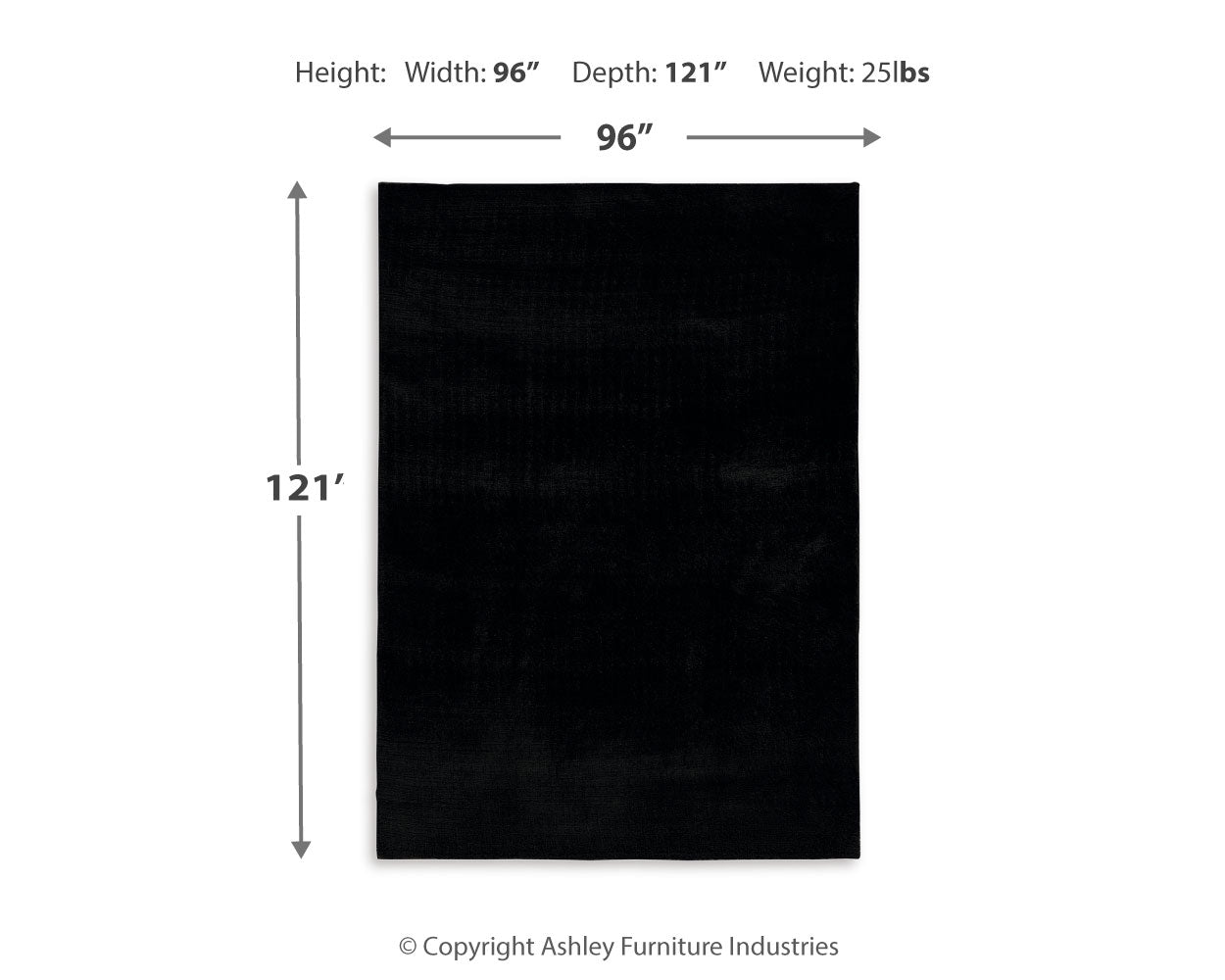 Anaben 8' x 10'1" Washable Rug