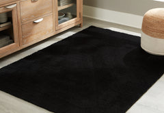 J&M Furniture - Ashley Furniture - Anaben 8' x 10'1" Washable Rug - 8' x 10'1" Washable Rug / Black - R406311