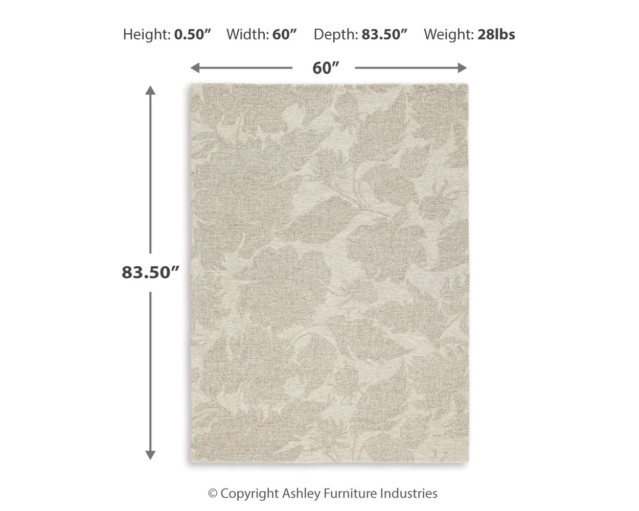 Chadess 5' x 7' Rug