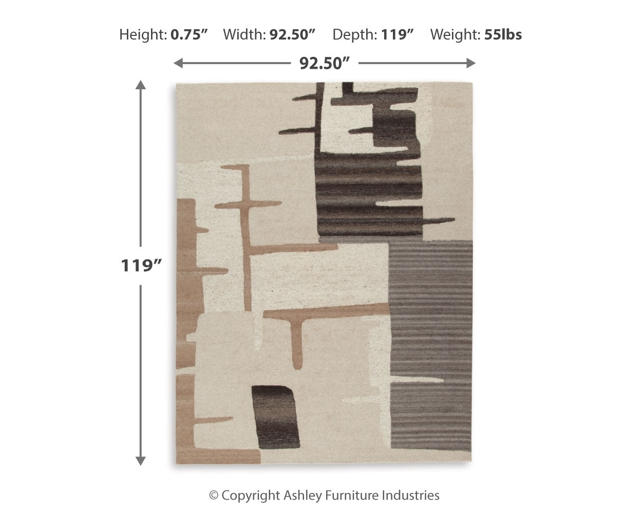 Kencher 8' x 10' Rug