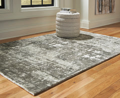 J&M Furniture - Ashley Furniture - Valmontic 5' x 7' Rug - 5' x 7' Rug / Gray - R406922