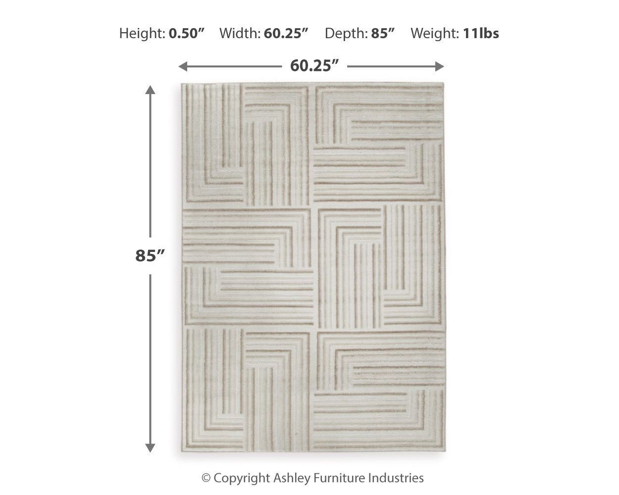 Darmondard 5' x 7' Rug