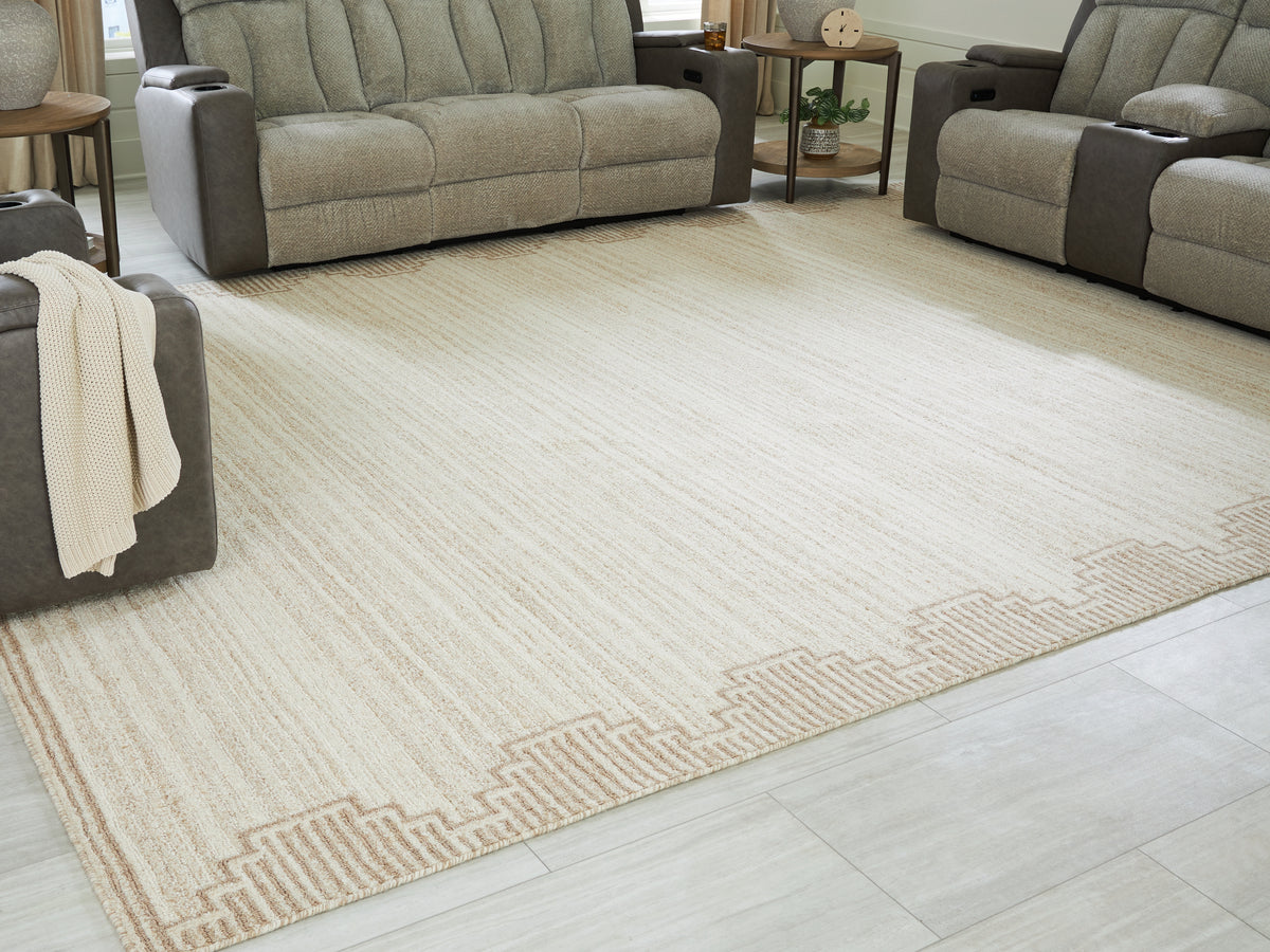 J&M Furniture - Ashley Furniture - Emorymore Extra Large Rug - Extra Large Rug / Brown/Beige - R407300