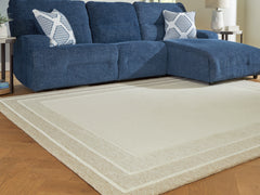 J&M Furniture - Ashley Furniture - Teelgan Large Rug - Large Rug / Ivory/Tan - R407311