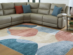 J&M Furniture - Ashley Furniture - Chanleigh Washable 7'6" x 9'6" Area Rug - Washable 7'6" x 9'6" Area Rug / Multi - R407371