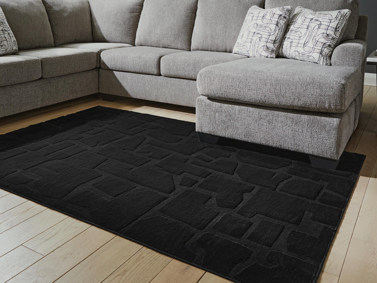 J&M Furniture - Ashley Furniture - Gibbswell Washable 5' x 7' Area Rug - Washable 5' x 7' Area Rug - R407462