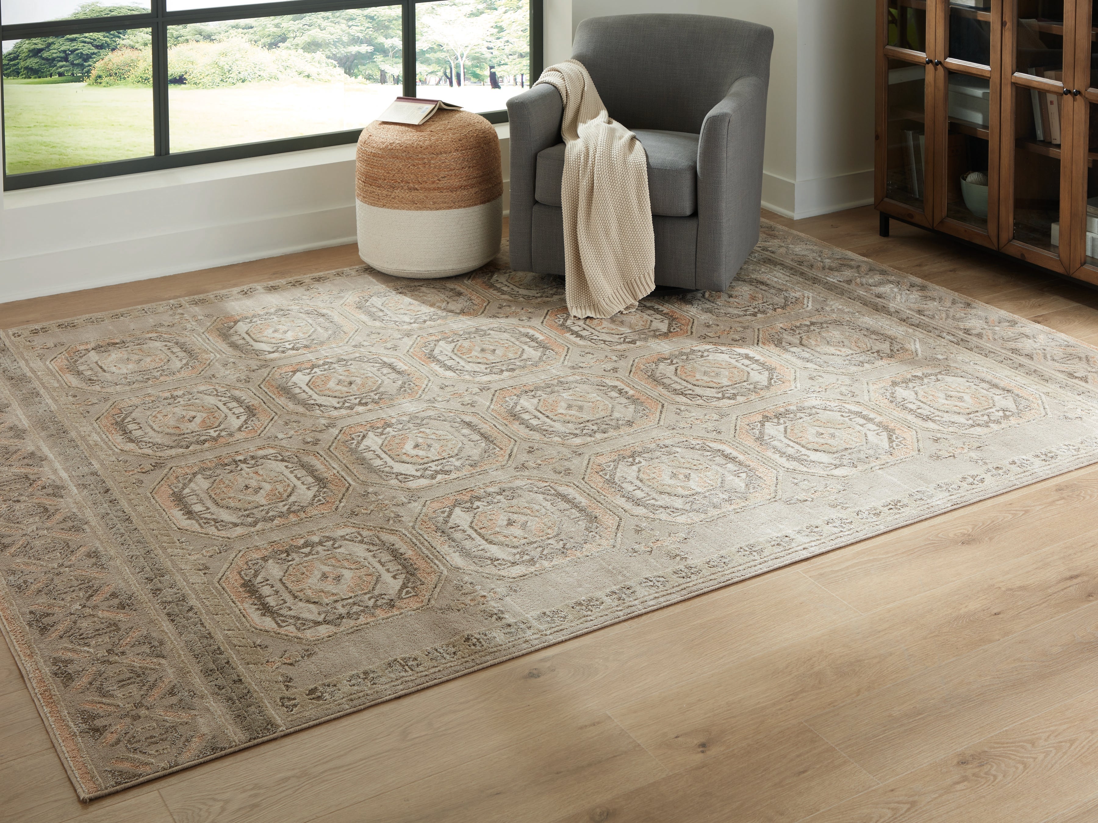 J&M Furniture - Ashley Furniture - Bachby 7'10" x 10' Area Rug - 7'10" x 10' Area Rug / Multi - R407681