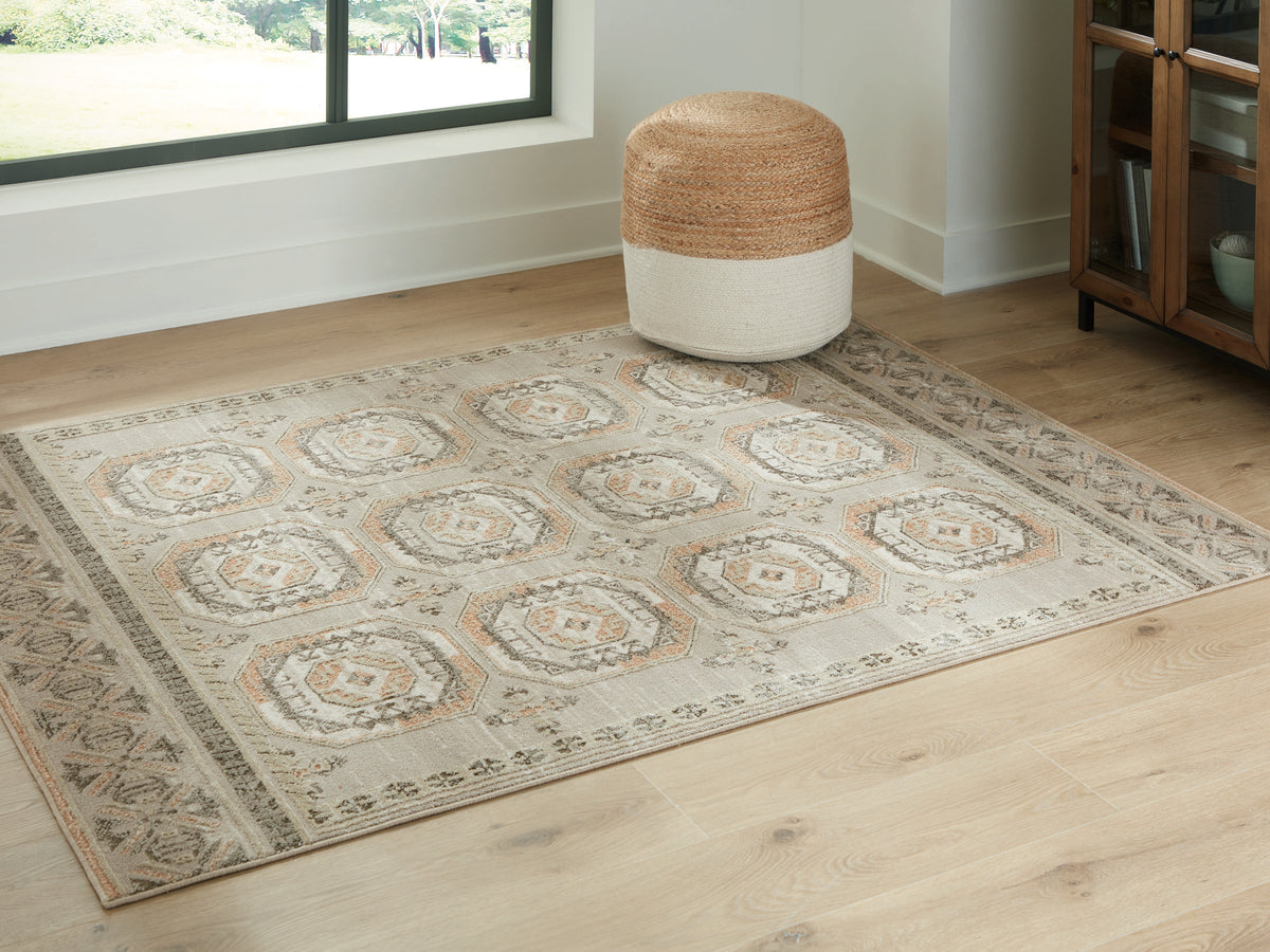 J&M Furniture - Ashley Furniture - Bachby 5'3" x 7' Area Rug - 5'3" x 7' Area Rug / Multi - R407682