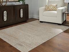 J&M Furniture - Ashley Furniture - Bachus 5'3" x 7' Area Rug - 5'3" x 7' Area Rug / Multi - R407752