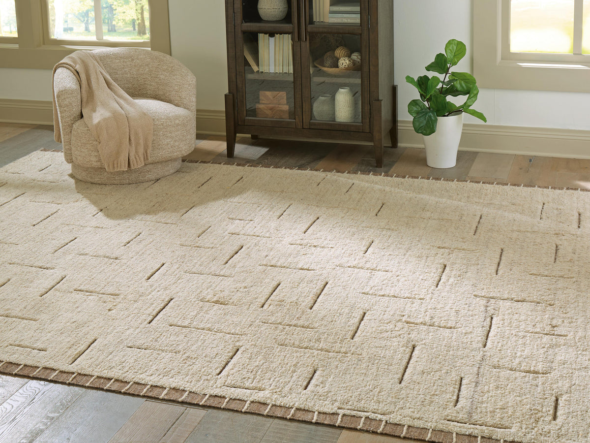 J&M Furniture - Ashley Furniture - Clayman Extra Large Rug - Extra Large Rug - R408340