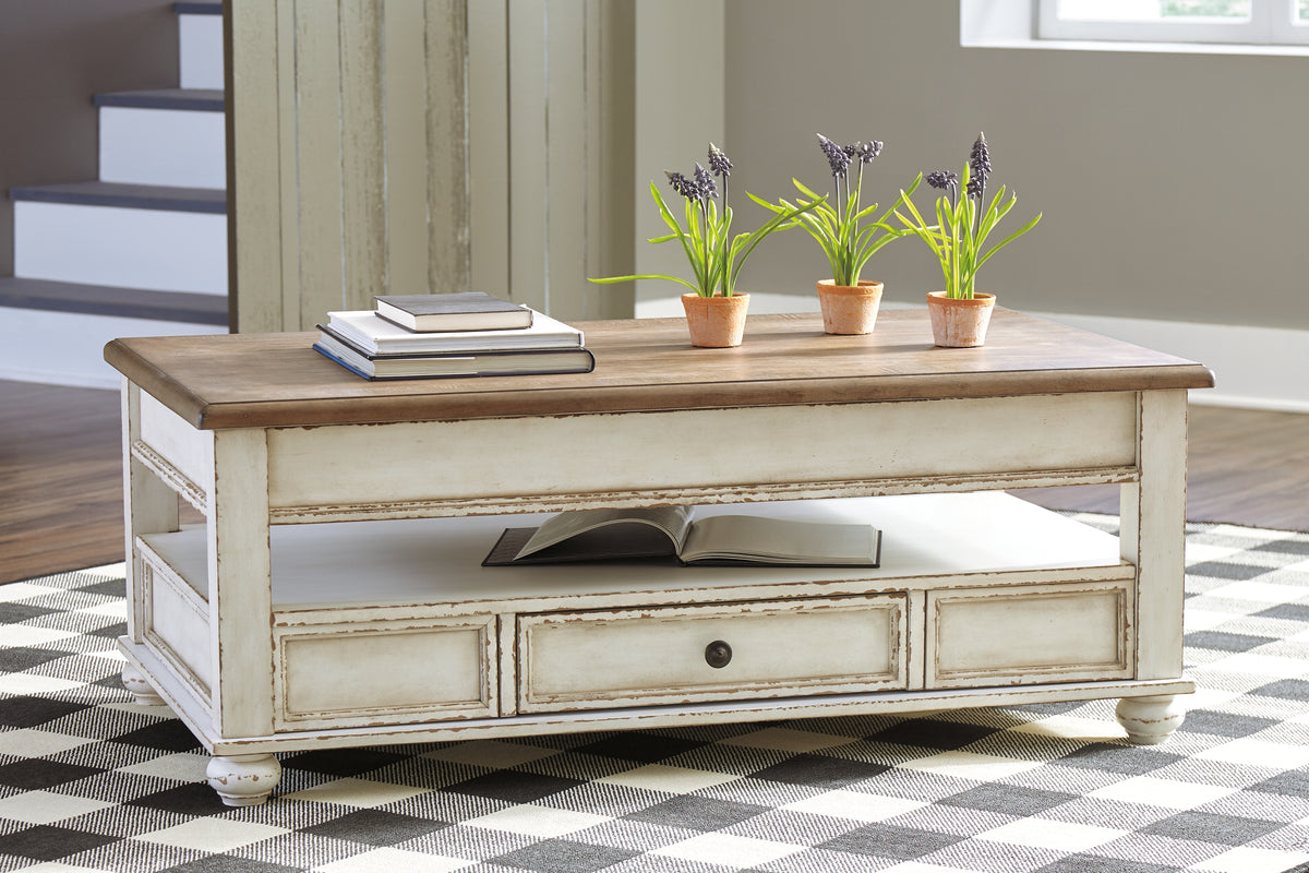 Realyn Coffee Table with Lift Top Ashley Furniture