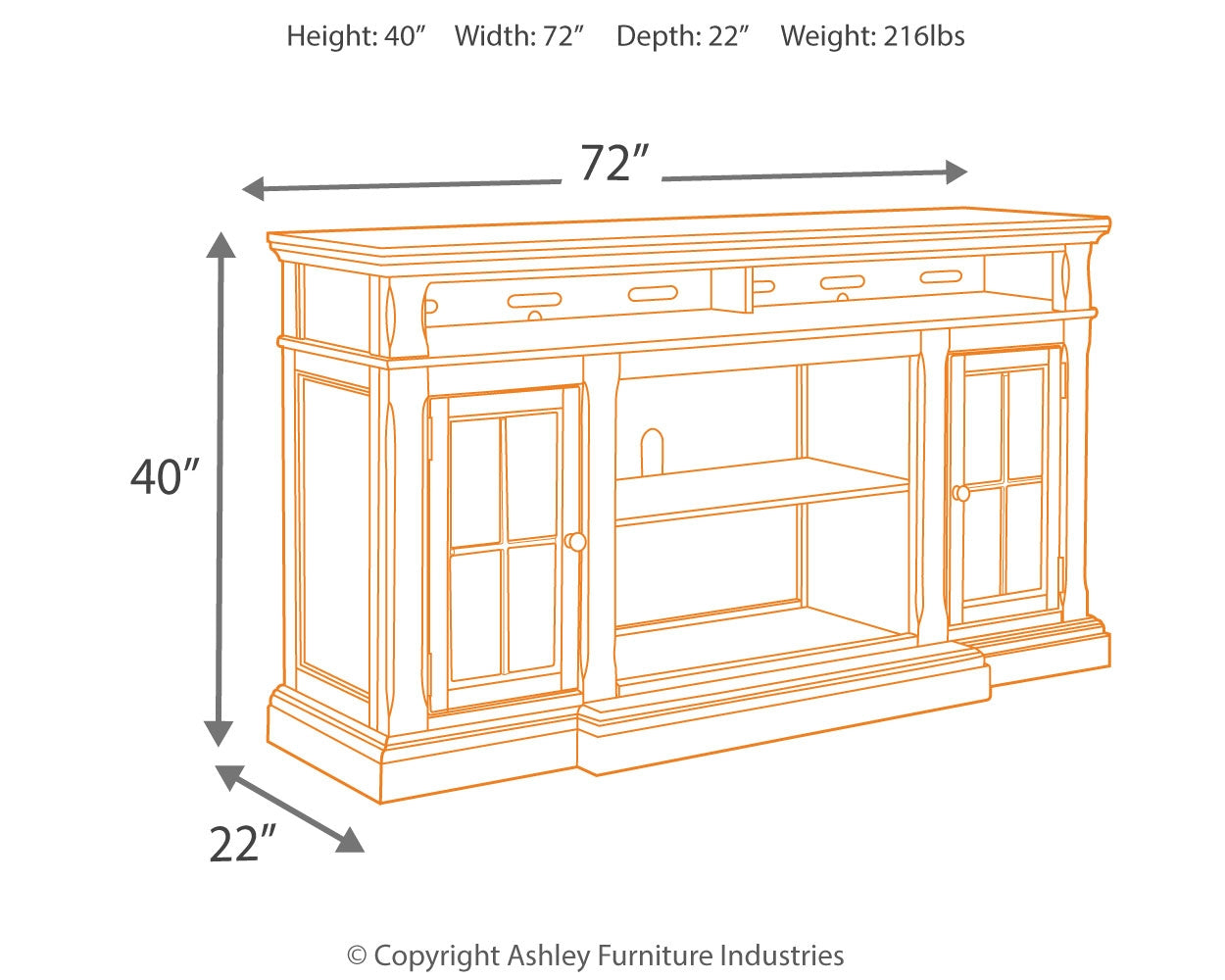 Roddinton TV Stand Ashley Furniture