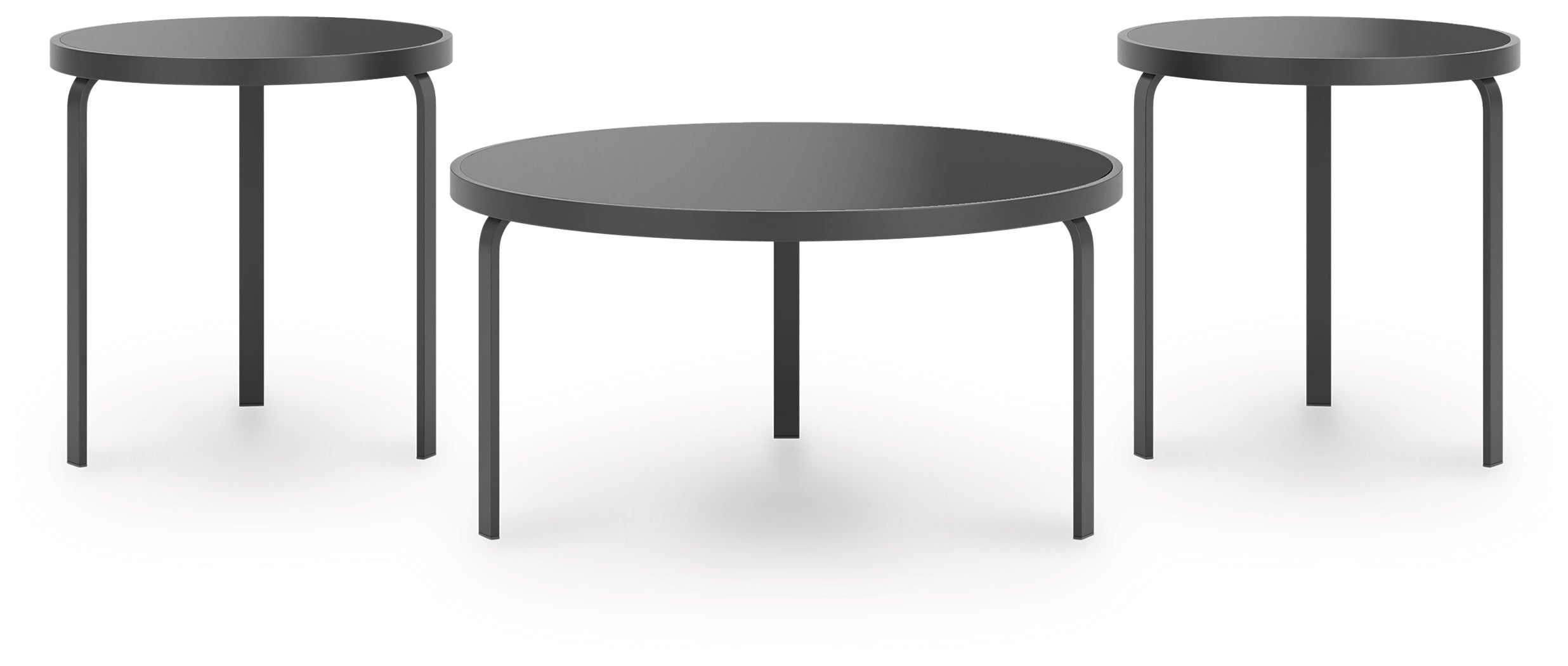 J&M Furniture - Ashley Furniture - Dorylin Table (Set of 3) - Occasional Table Set (3/CN) / Black - T139-13