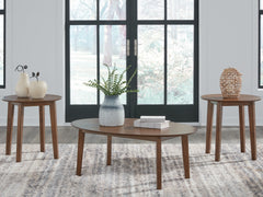 J&M Furniture - Ashley Furniture - Gordonay Table (Set of 3) - Occasional Table Set (3/CN) / Brown - T155-13