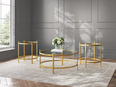 J&M Furniture - Ashley Furniture - Pearlox Table (Set of 3) - Occasional Table Set (3/CN) - T173-13
