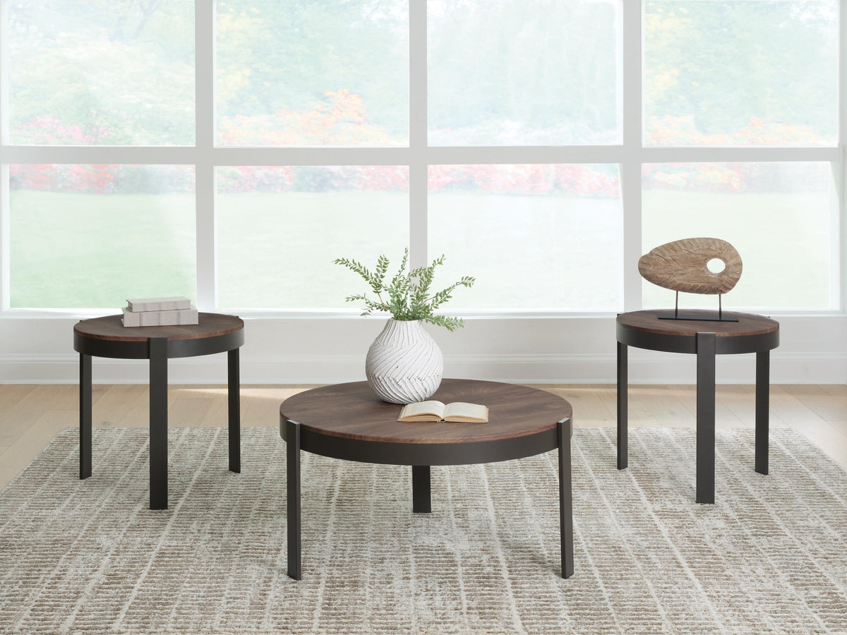 J&M Furniture - Ashley Furniture - Horizon Hills Table (Set of 3) - Occasional Table Set (3/CN) - T186-13