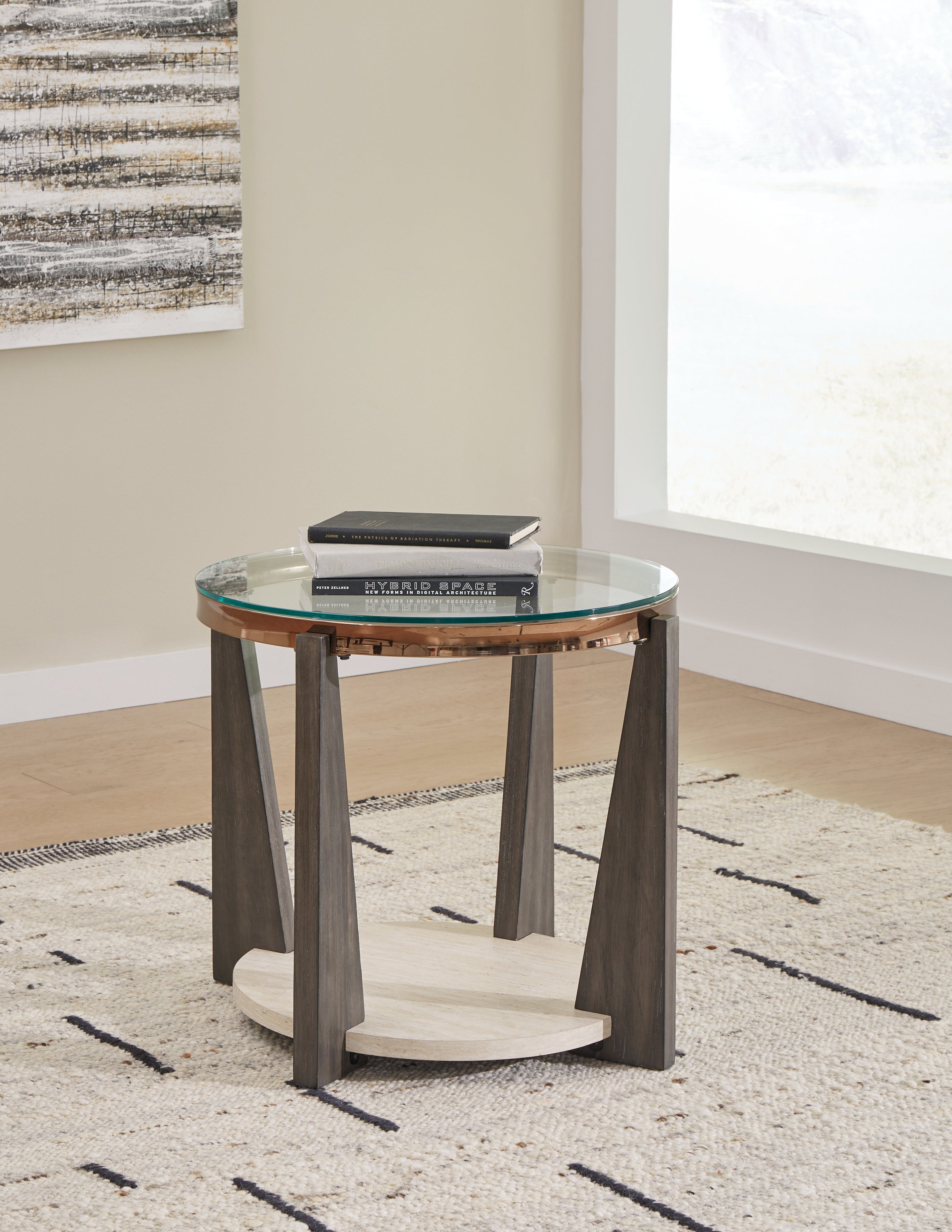 J&M Furniture - Ashley Furniture - Frazwa End Table - Round End Table - T432-6