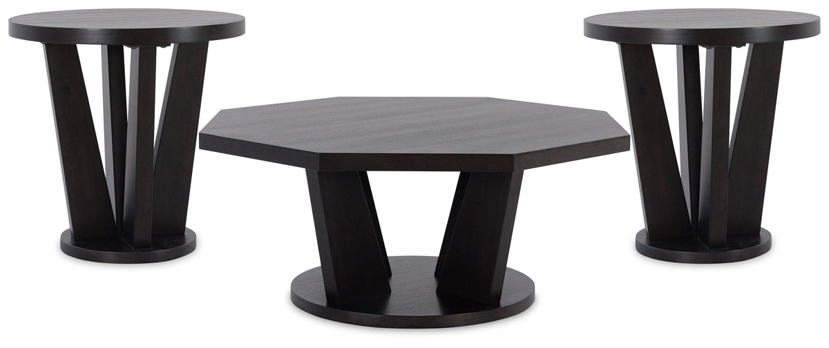 J&M Furniture - Ashley Furniture - Chasinfield Coffee Table and 2 End Tables - Coffee Table and 2 End Tables - T458T1