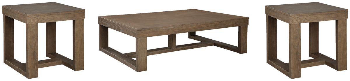 J&M Furniture - Ashley Furniture - Cariton Coffee Table and 2 End Tables - Coffee Table and 2 End Tables - T471T1