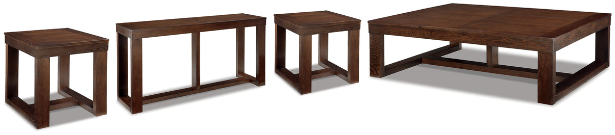 J&M Furniture - Ashley Furniture - Watson Coffee Table and 2 End Tables with Console - Coffee Table and 2 End Tables with Console - T481T1