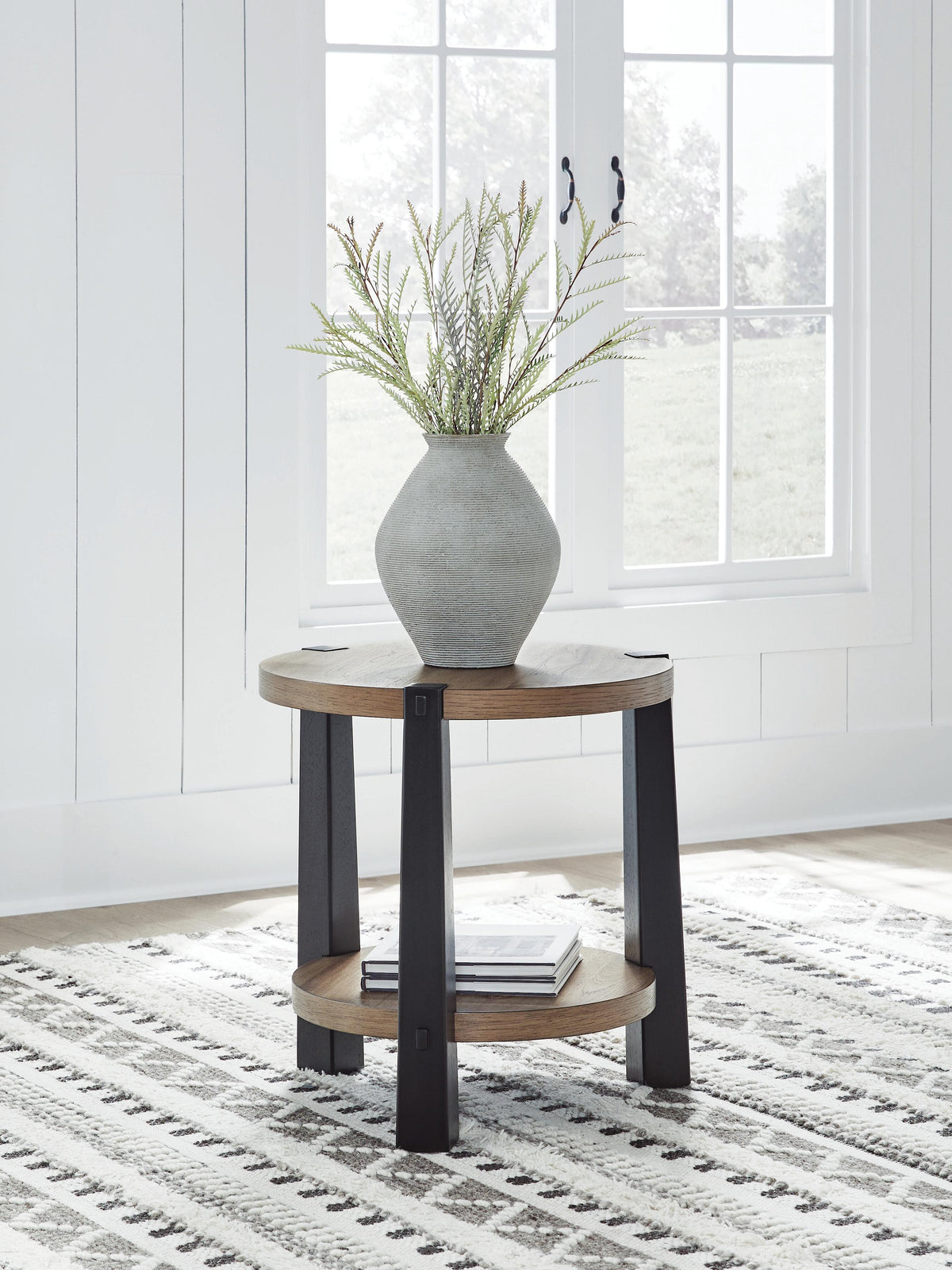 J&M Furniture - Ashley Furniture - Ridgester End Table - Round End Table - T518-6