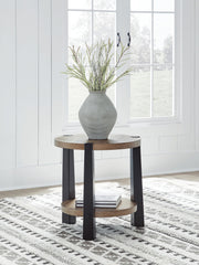 J&M Furniture - Ashley Furniture - Ridgester End Table - Round End Table - T518-6