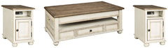 J&M Furniture - Ashley Furniture - Realyn Coffee Table and 2 Chairside End Tables - Coffee Table and 2 Chairside End Tables - T523T1