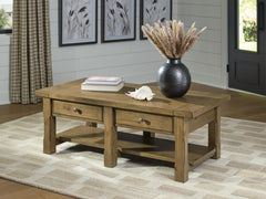 J&M Furniture - Ashley Furniture - Vandenmore Coffee Table - Rectangular Cocktail Table - T539-1